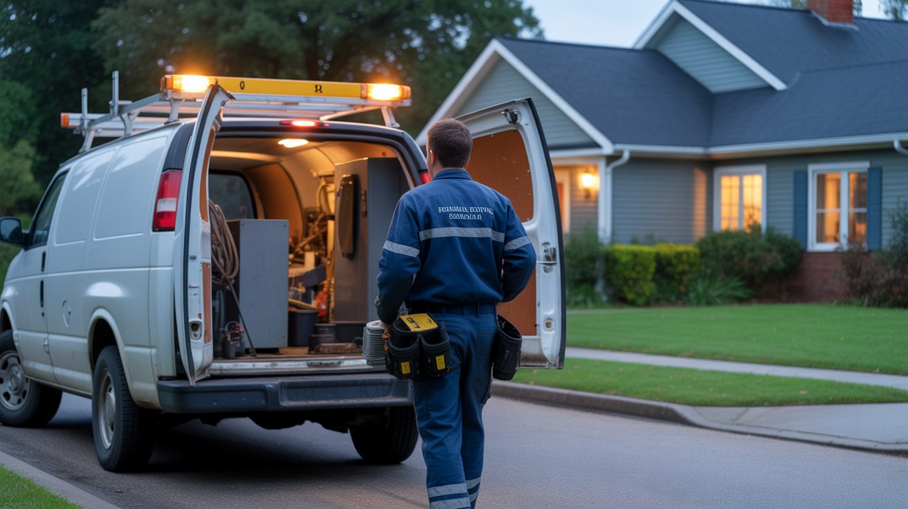 Emergency crew responding to a call in Cincinnati